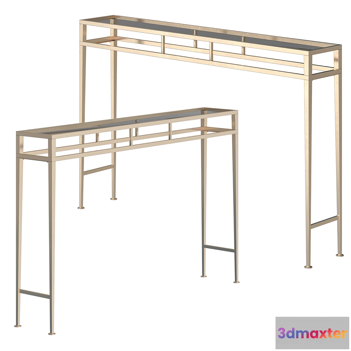 1400848 - Gold Coast Julia Hall Console Table 3D Max