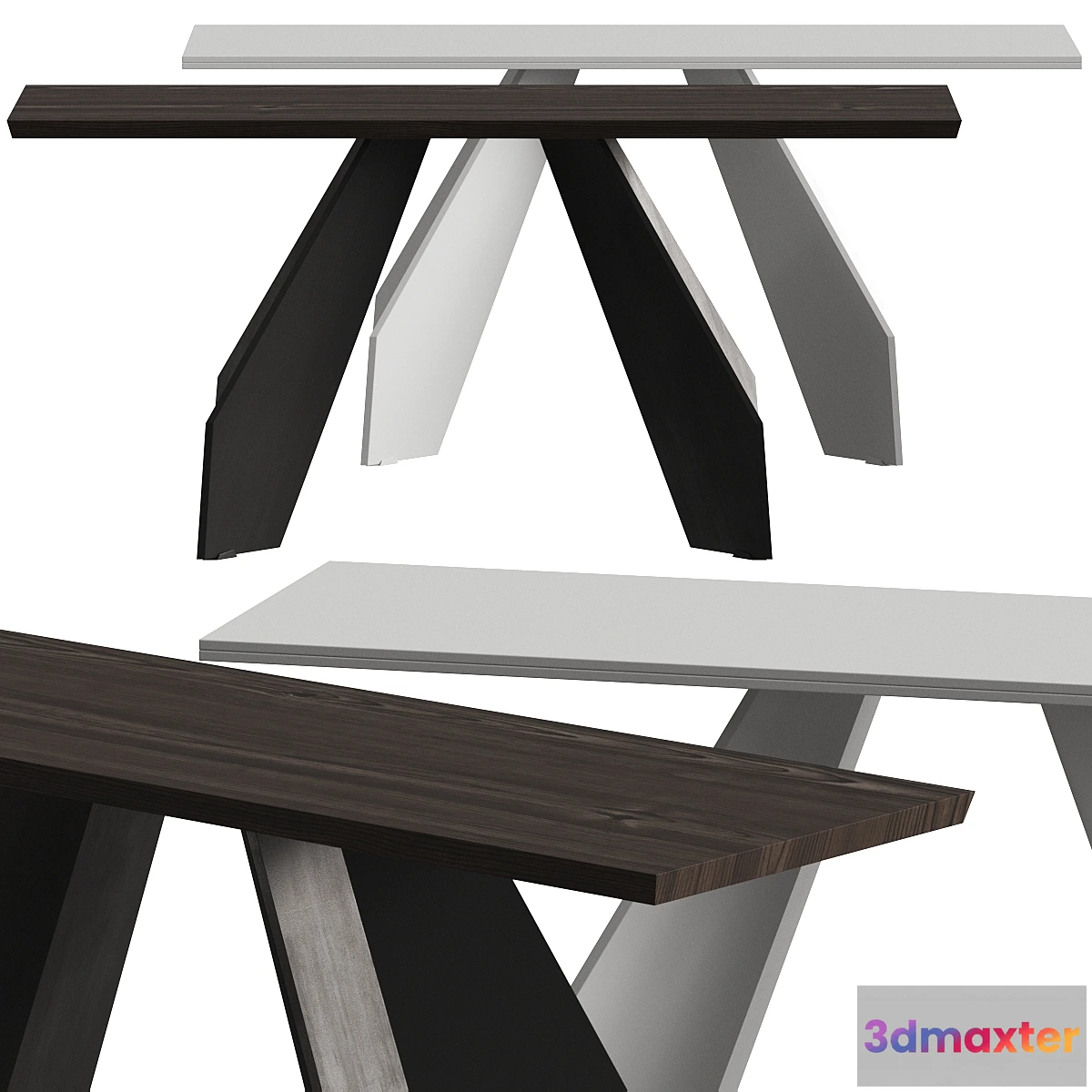 1405448 - Bonaldo Origami Console Tables 3D Max