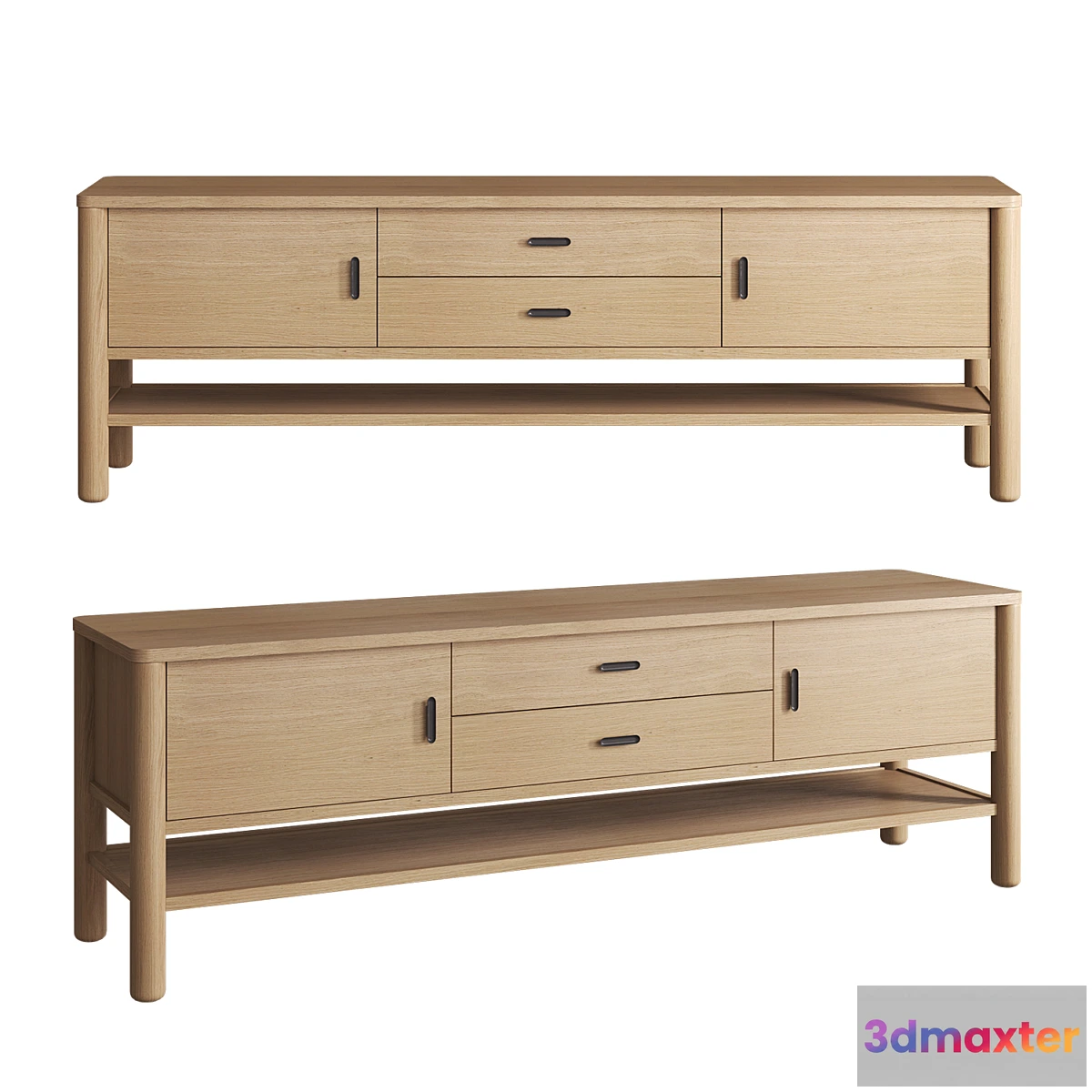 1407026 - Hargrove Media Console 3D Max