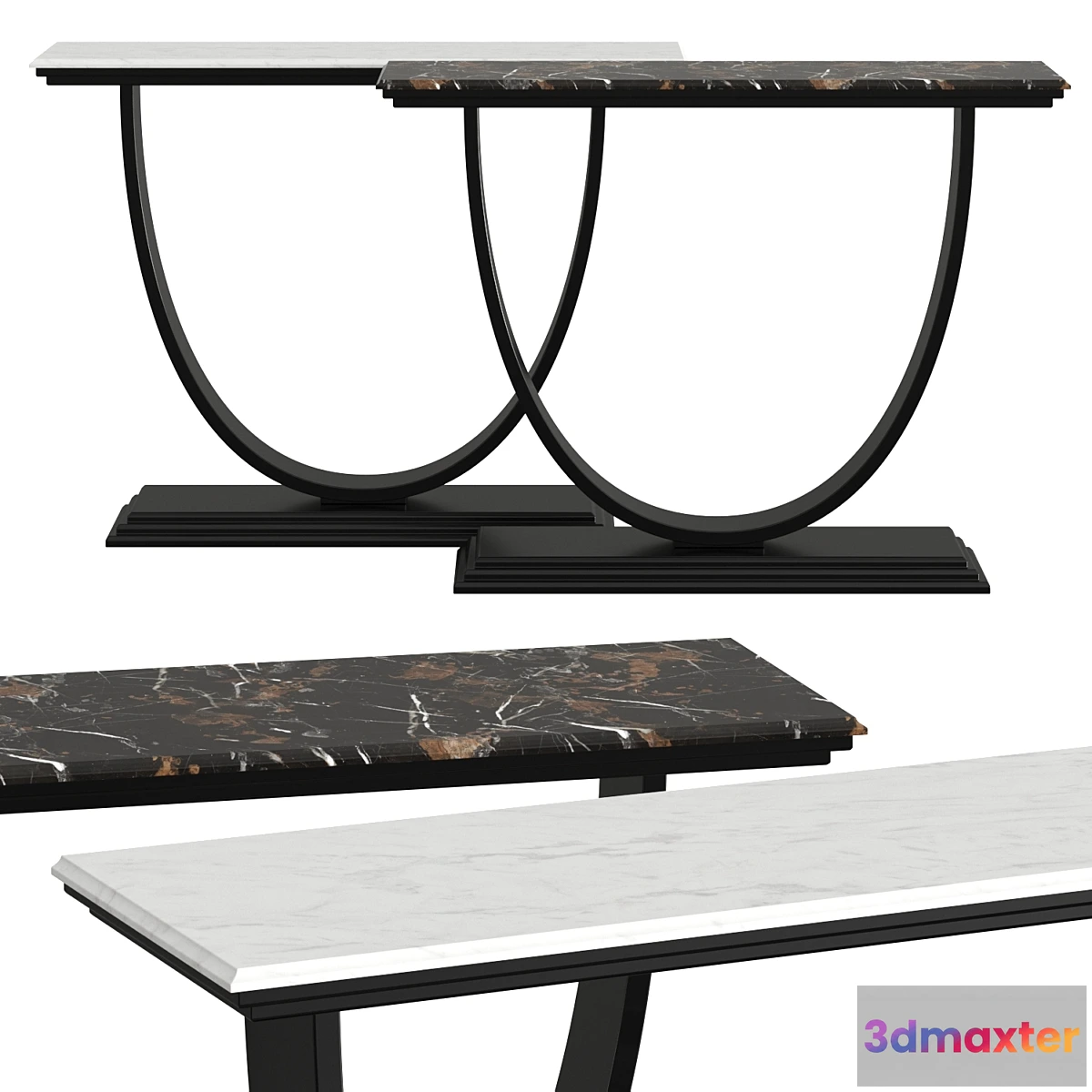 1409482 - Opera Contemporary Ippolito Console Tables 3D Max