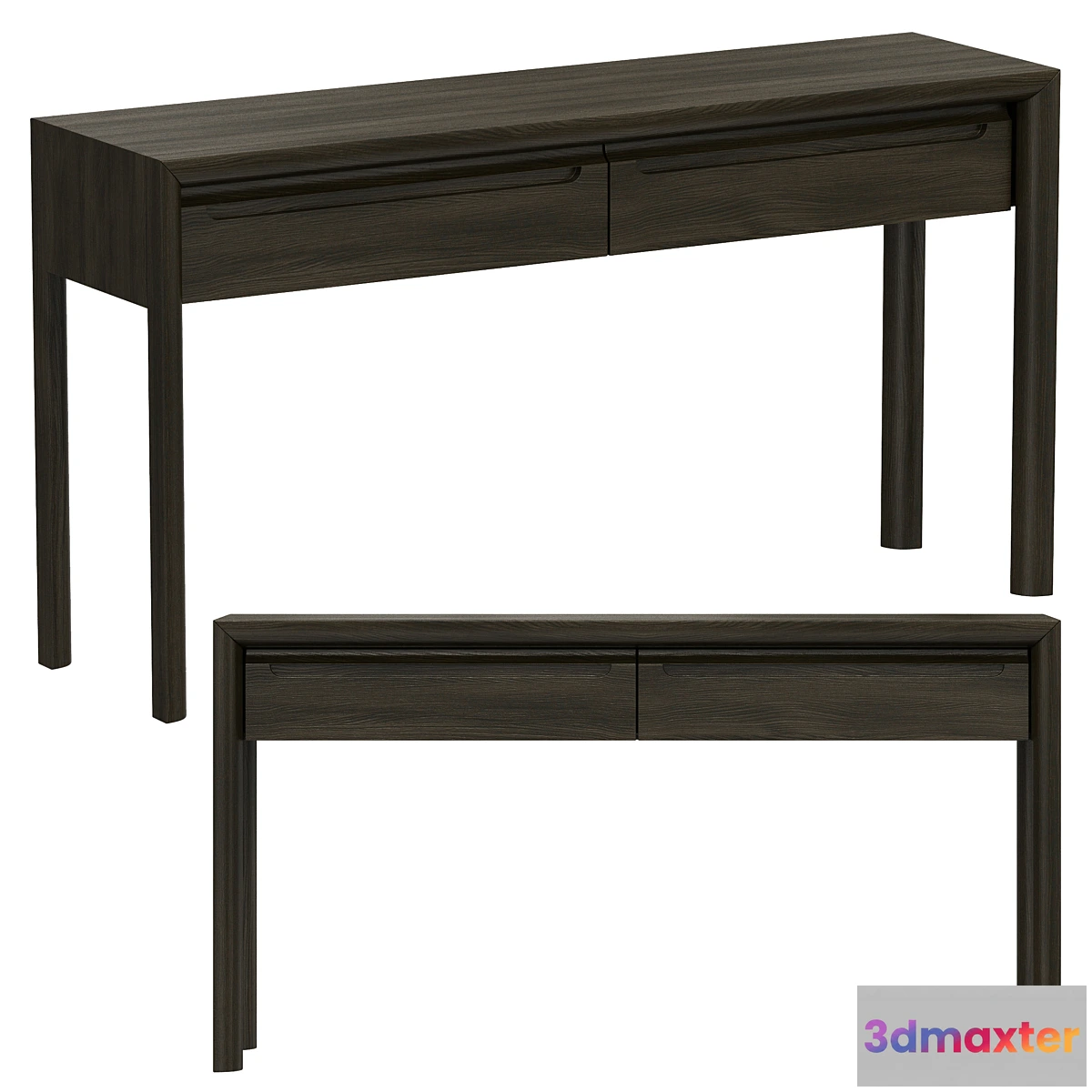 1411470 - Dantone Home Square Console with 2 Drawers 3D Max