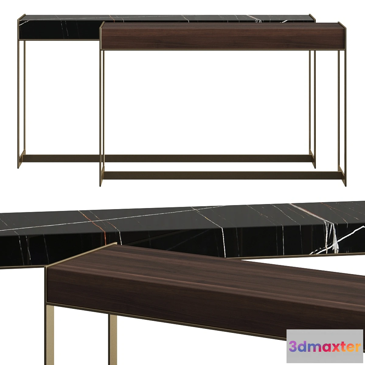 1412100 - Laskasas Anthony Console Tables 3D Max