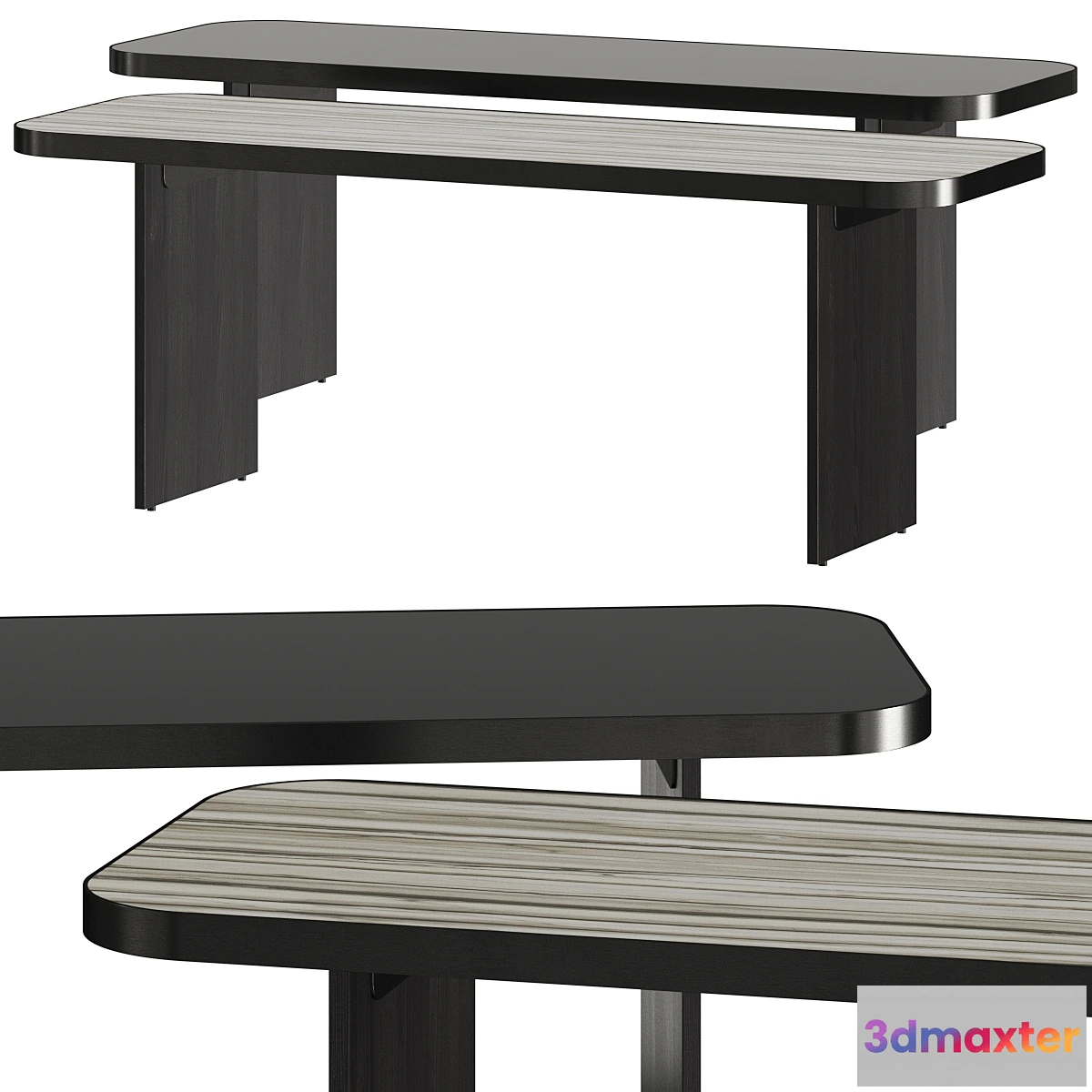 1413362 - Minotti Clive Console Table 3D Max