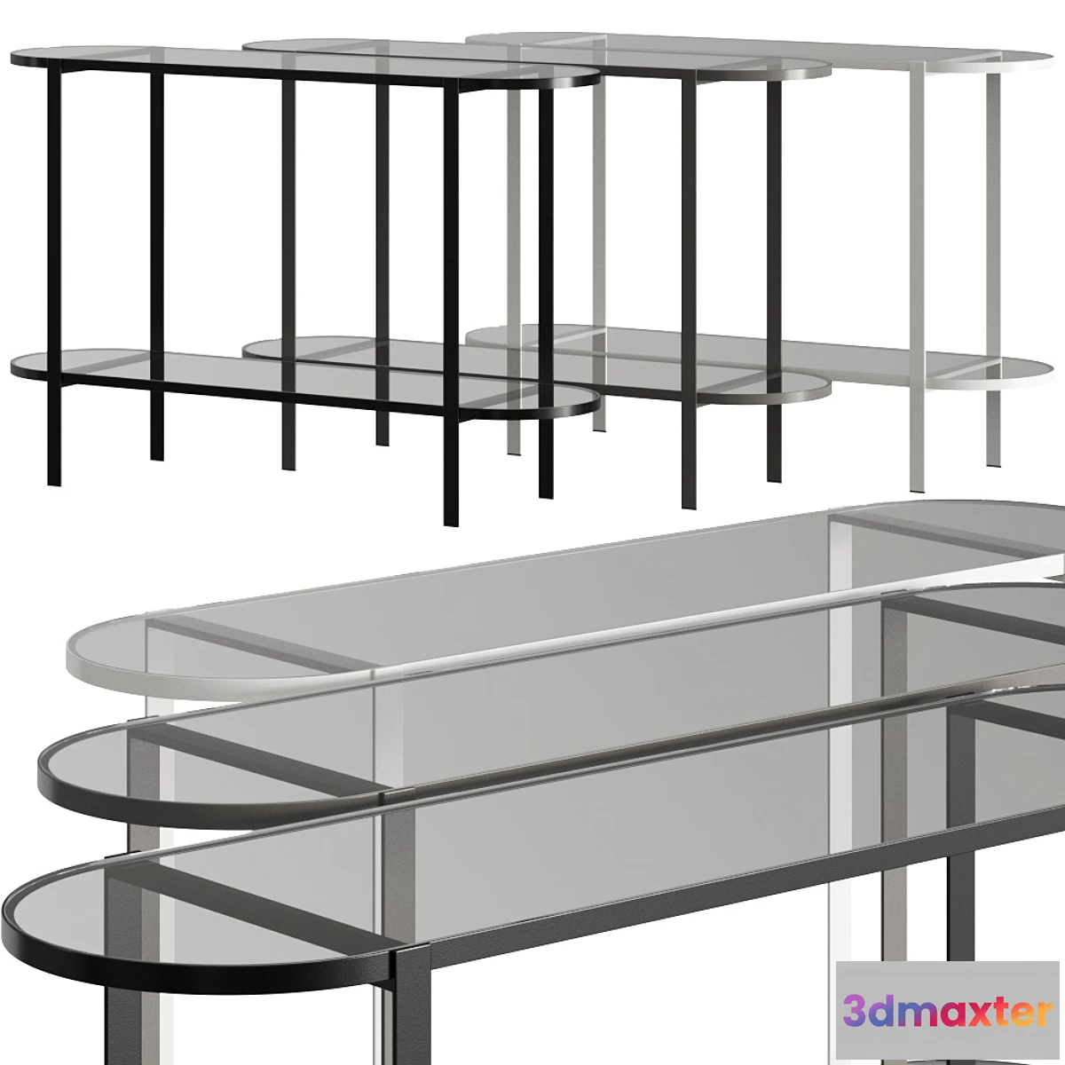 1417070 - Aytm Fumi Console Tables 3D Max