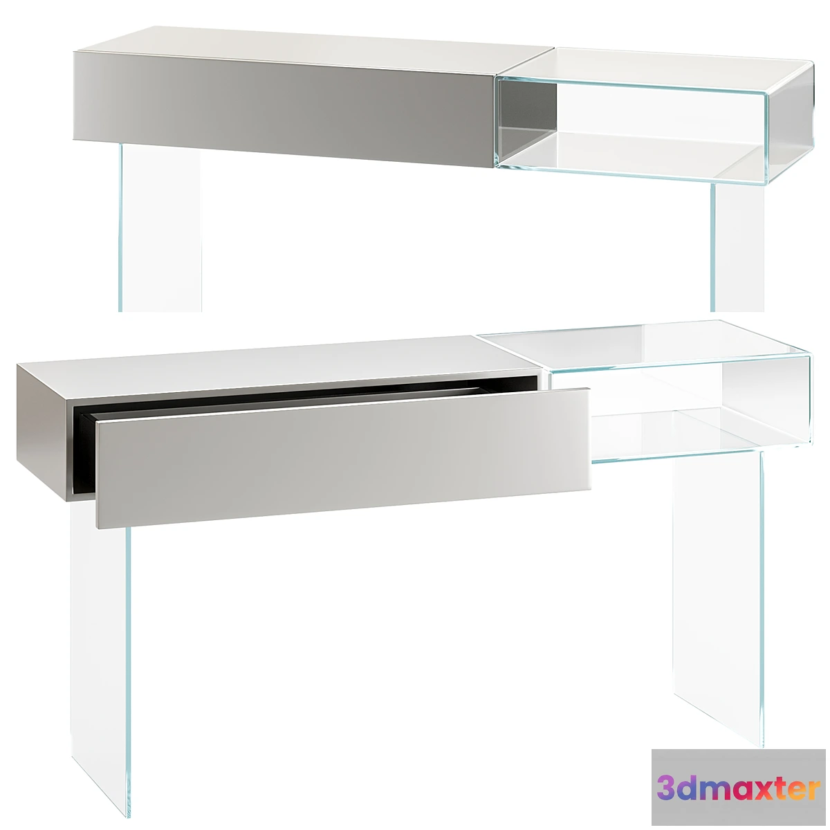 1425882 - 36e8 Glass Console - 1365 - Lago 3D Max