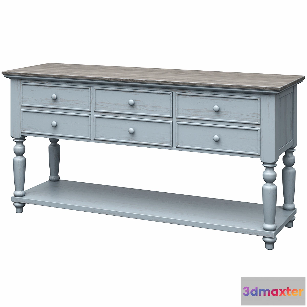 1427390 - Farmhouse Blues Console 3D Max