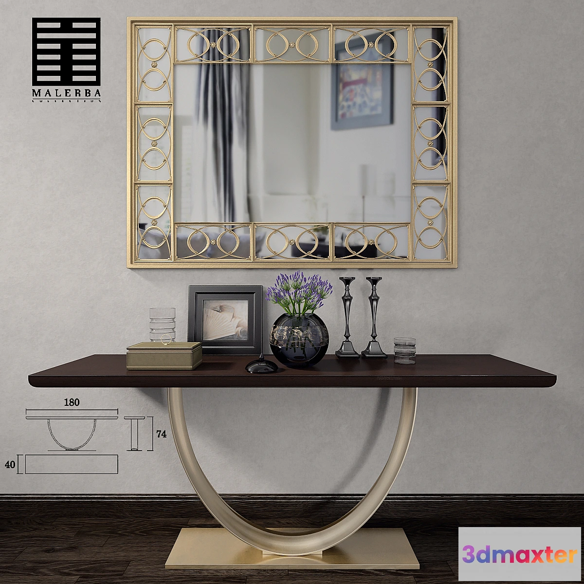 1427514 - Console Malerba Fashion affair FA303 3D Max