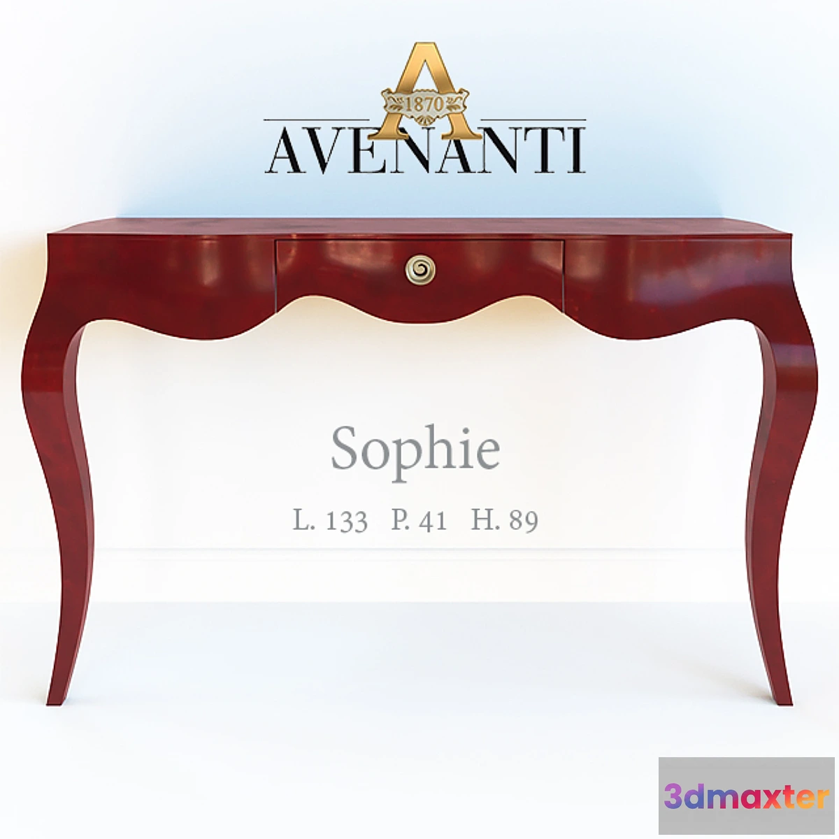 1430784 - Console Avenanti Sophie 3D Max