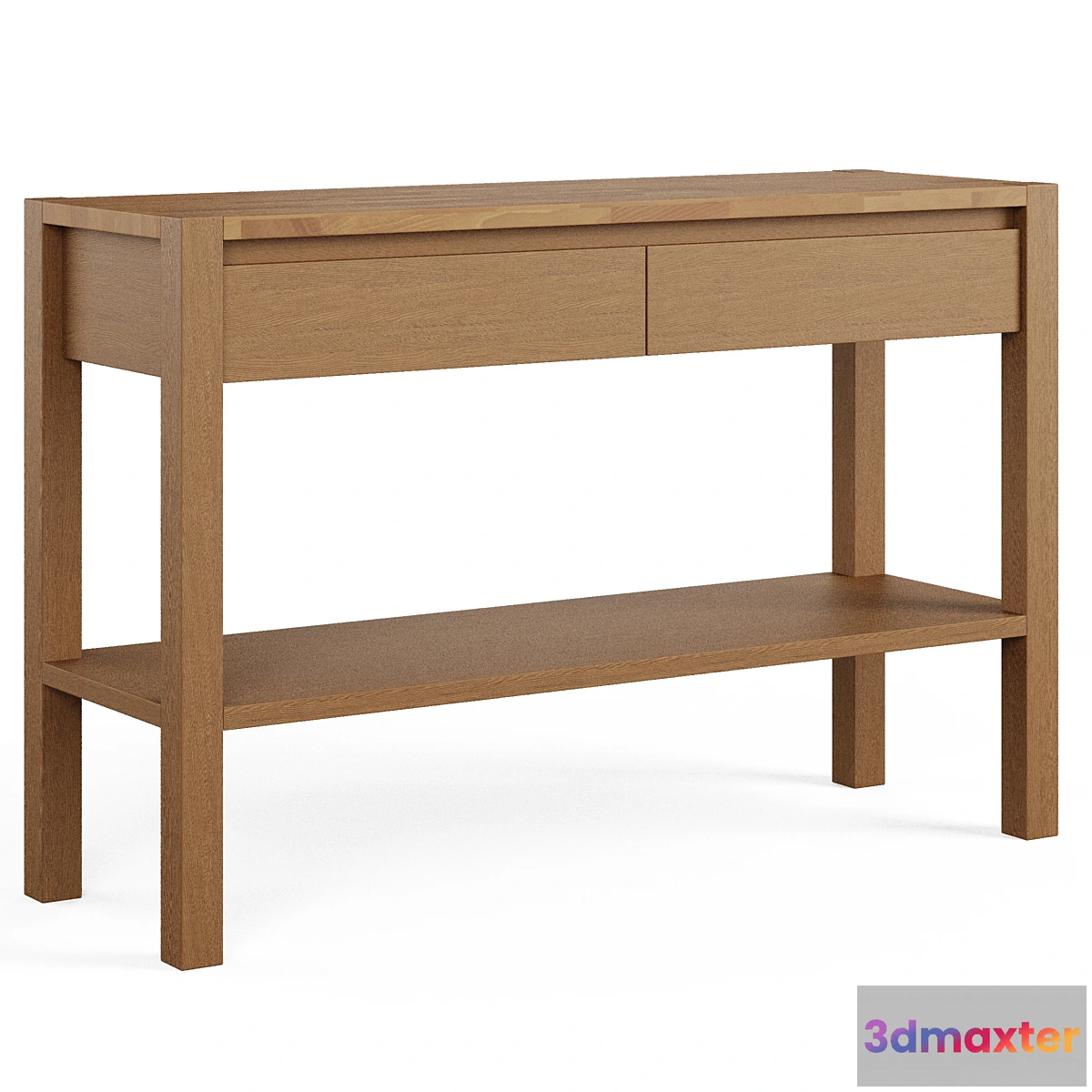 1431102 - Adelita Oak Console Table with 2 Drawers 3D Max