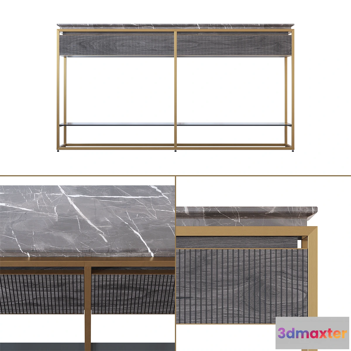 1437536 - Visionnaire Banner Console 3D Max