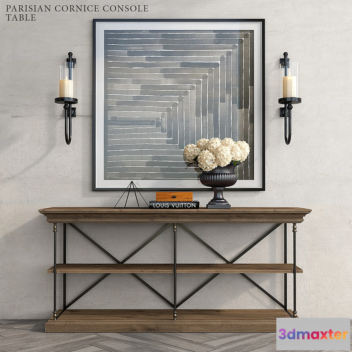 1451022 - PARISIAN CORNICE CONSOLE TABLE 3D Max