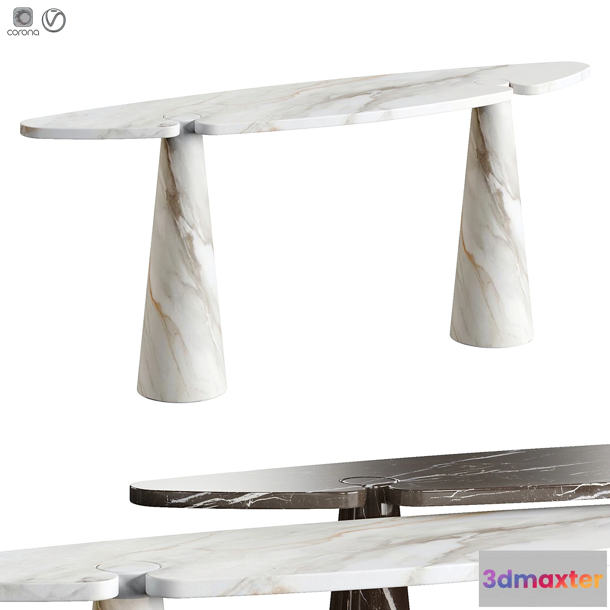 1451638 - Agapecasa Console Eros Oval 3D Max