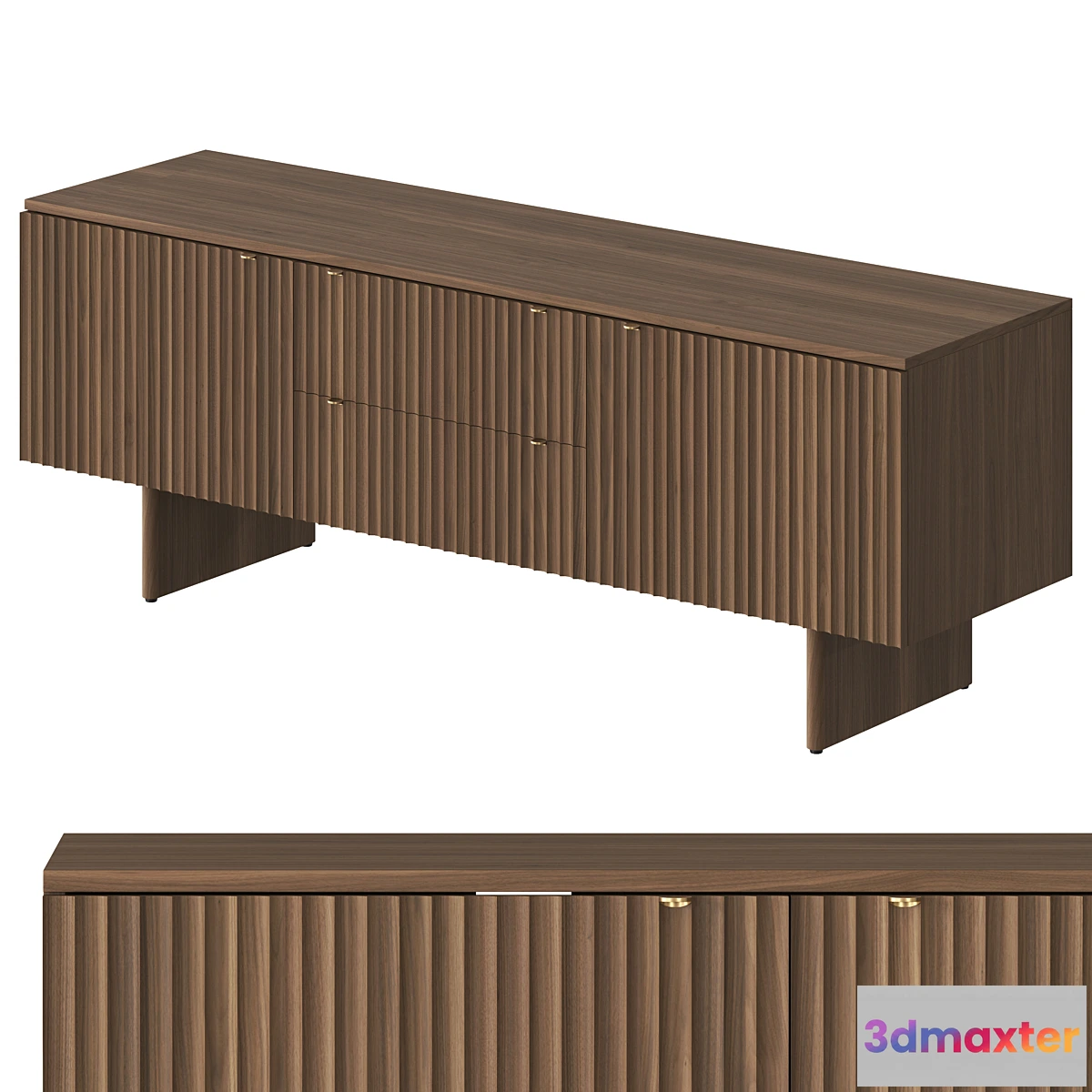 1457474 - Murmur 2 Door Drawer Console 3D Max