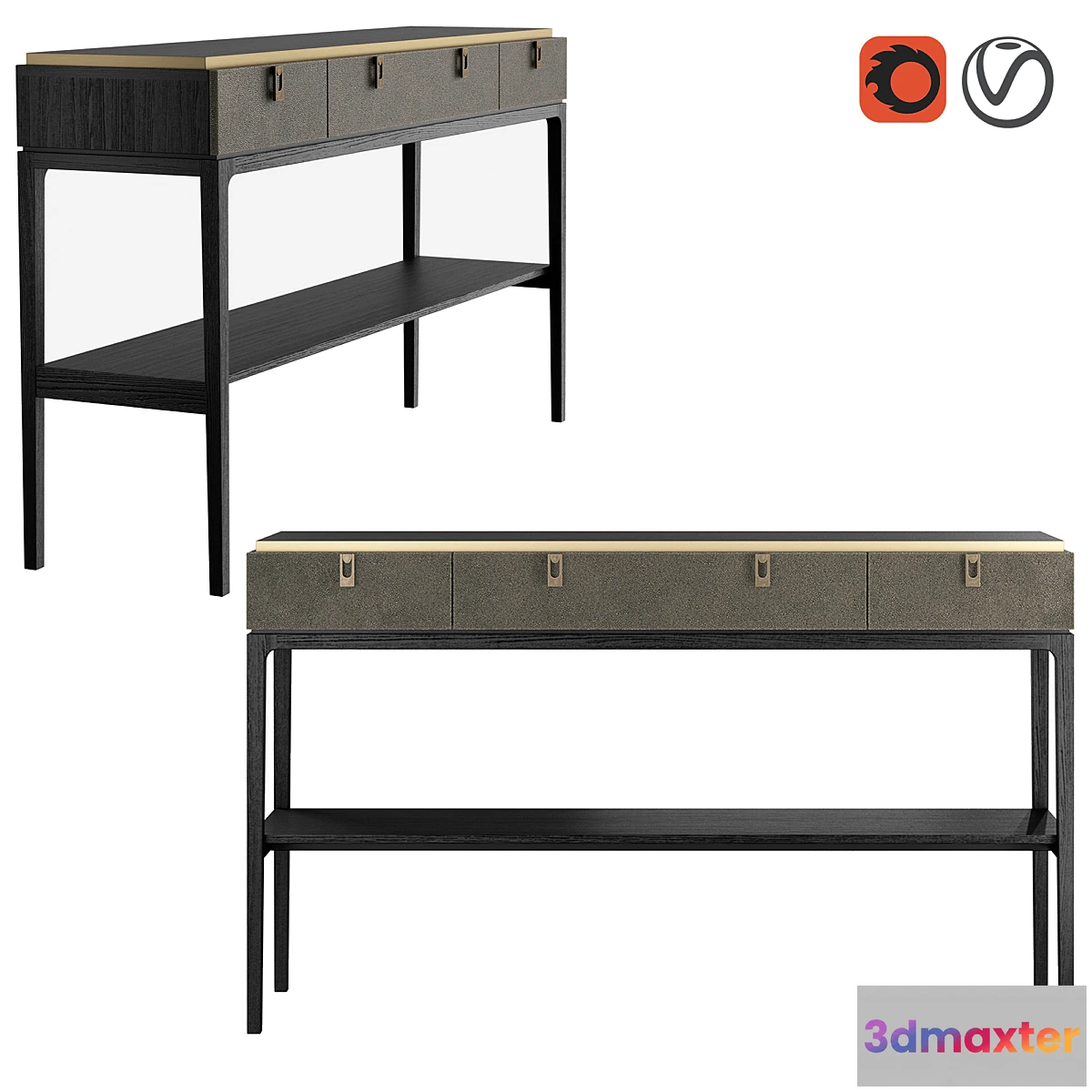 1466748 - Dantone Home Glamour Console 3D Max