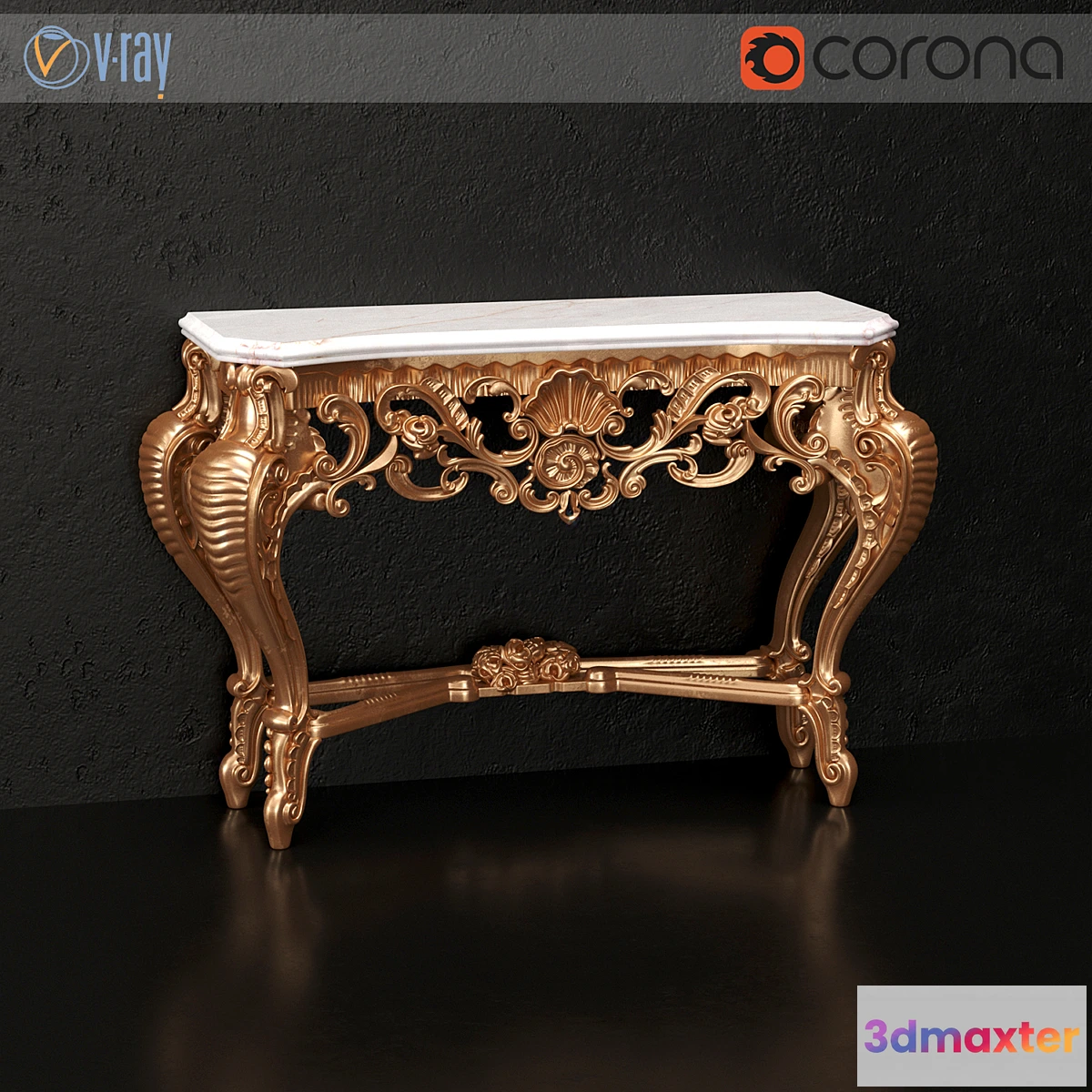 1468094 - Classical console Silik 3D Max