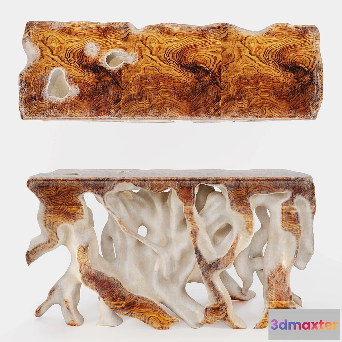 1470326 - Designer Table Top _ Console in the form of tree roots 3D Max