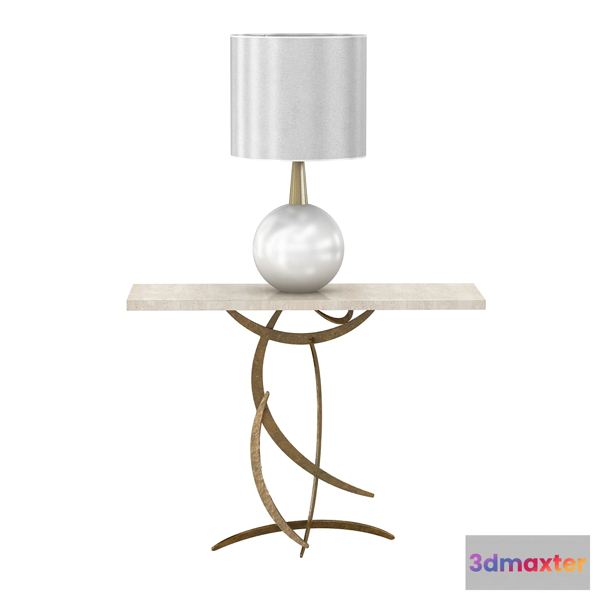 1478146 - Porta romana miro table and bishop lamp 3D Max