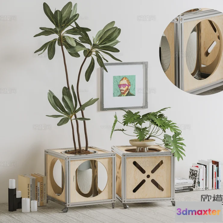 1514318 - Console - 3D Model For Interior Design - 329 3D Max