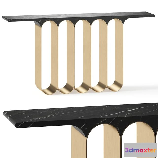 1540205 - Herve Langlais Steel5 Console Table 3D Max