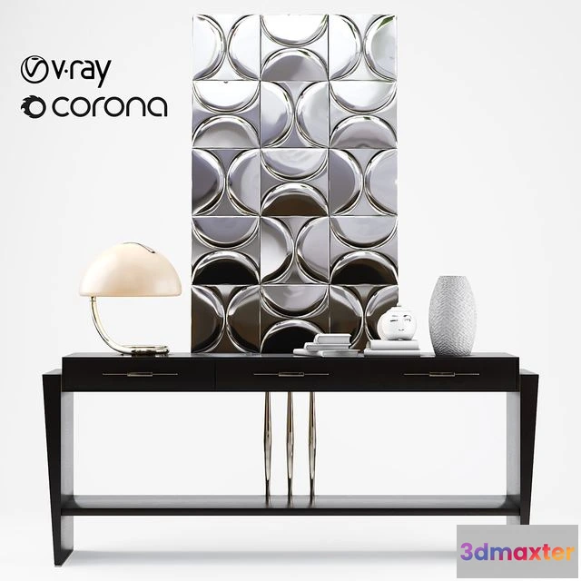 1543305 - Selva tiffany console 3D Max