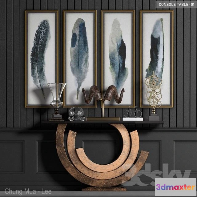1548911 - Contemporary Vintage Console Table 3D Max