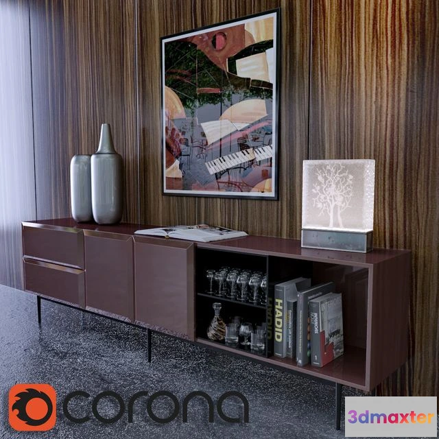 1559629 - MINOTTI SPACE CONSOL 3D Max