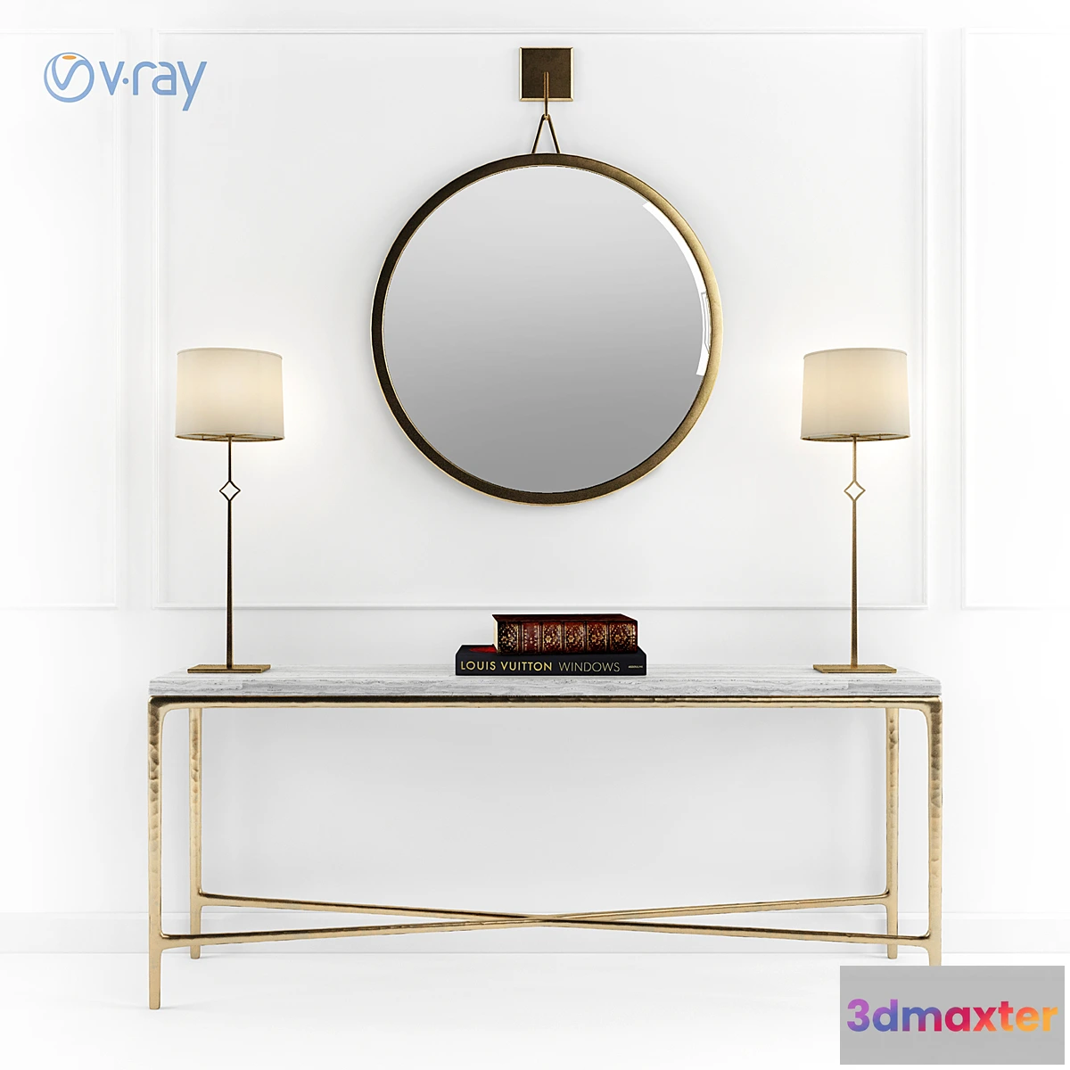 555581 - Restoration Hardware Decorative Set