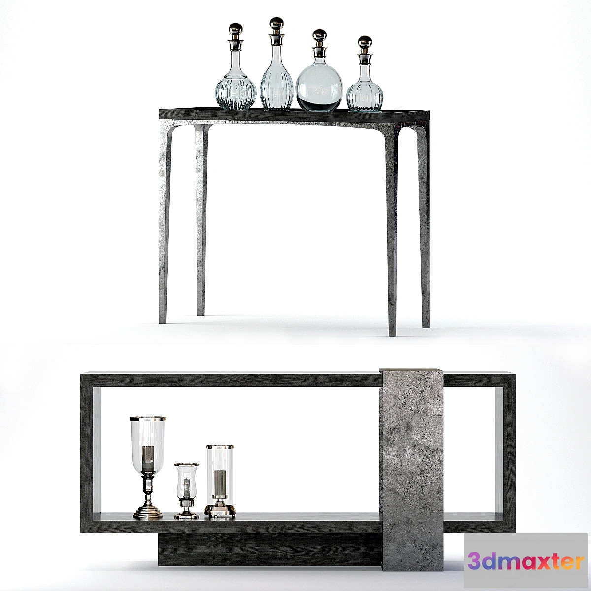 555587 - Bernhardt Linea Console Tables