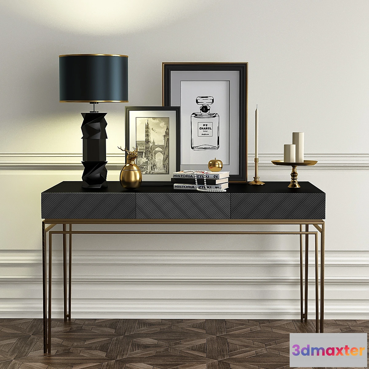 587996 - Chest of drawers with decorative set_2