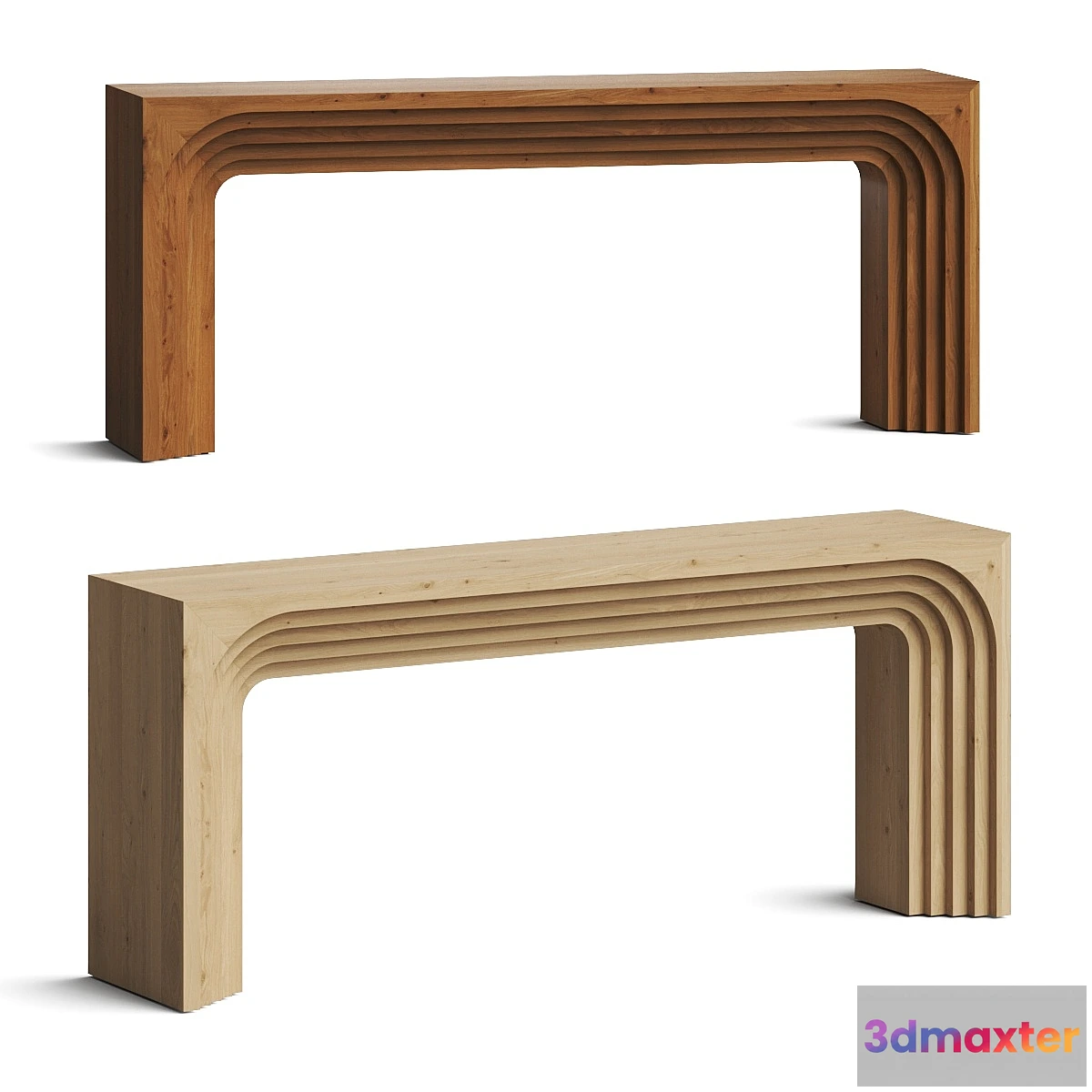 591926 - Crate and Barrel Valo Wood Console Table