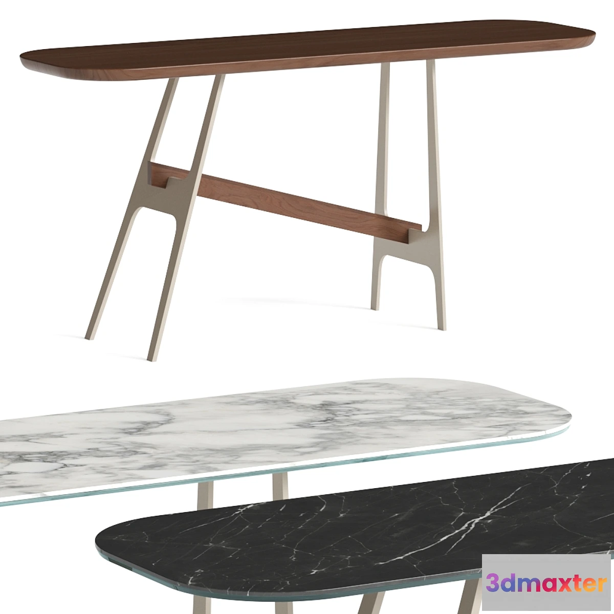 608247 - Bonaldo Slot Console Table