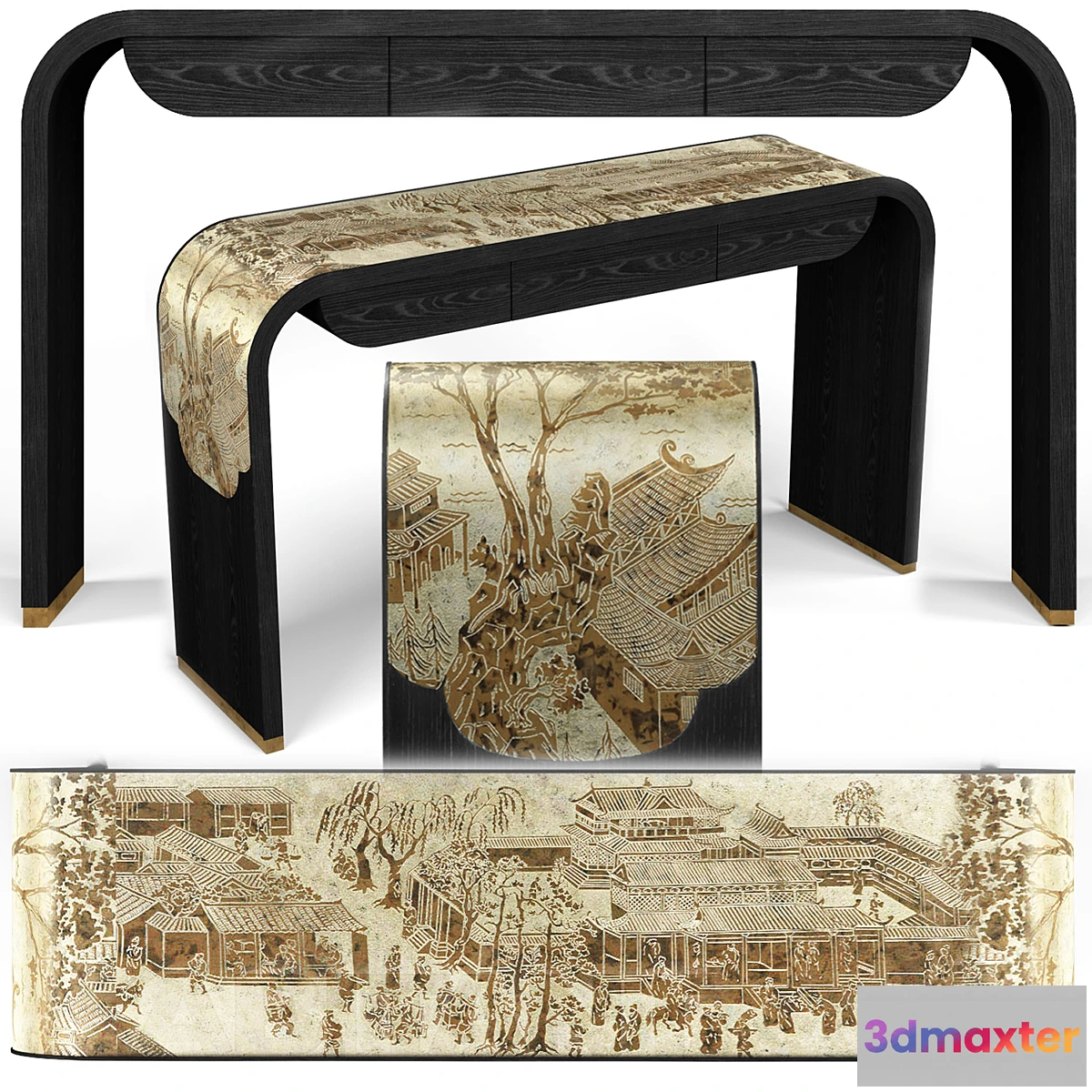 610571 - Jonathan Charles Fine Furniture JC Modern console