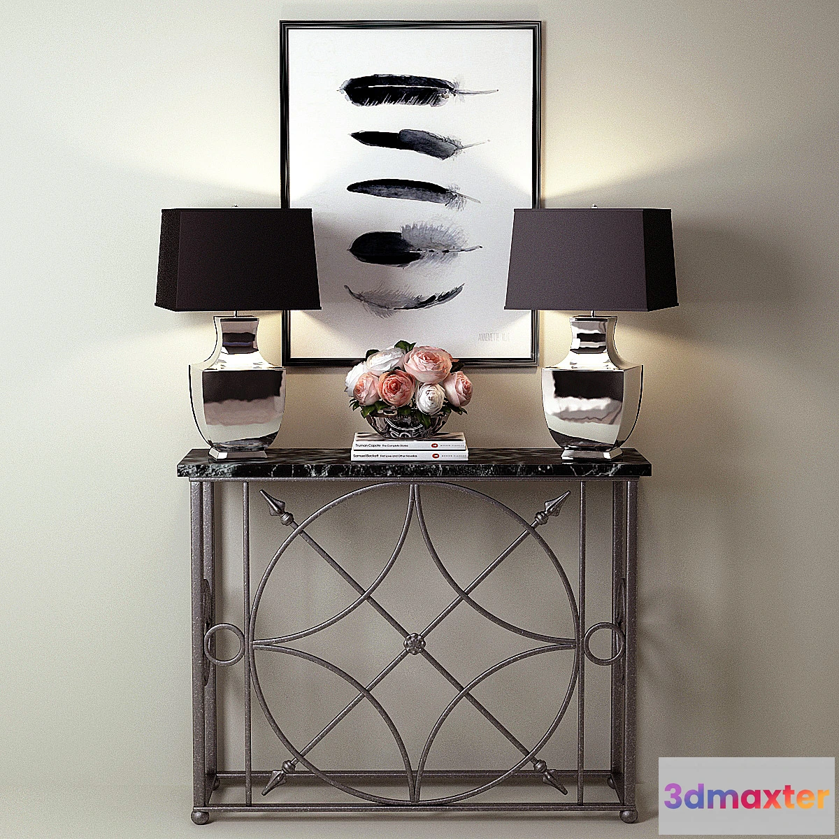 644077 - Forged iron console