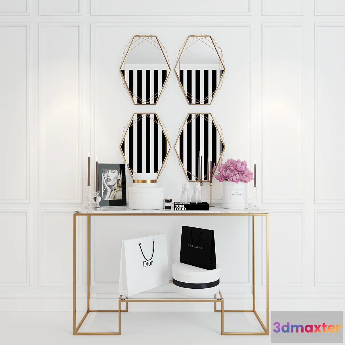 650855 - Decorative Set Decor PRISMA