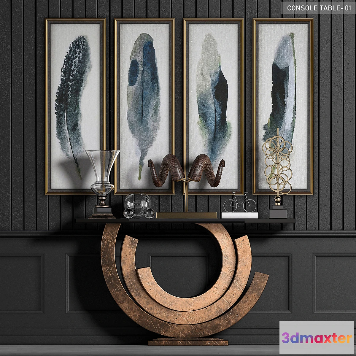 655407 - Contemporary Vintage Console Table - No.2