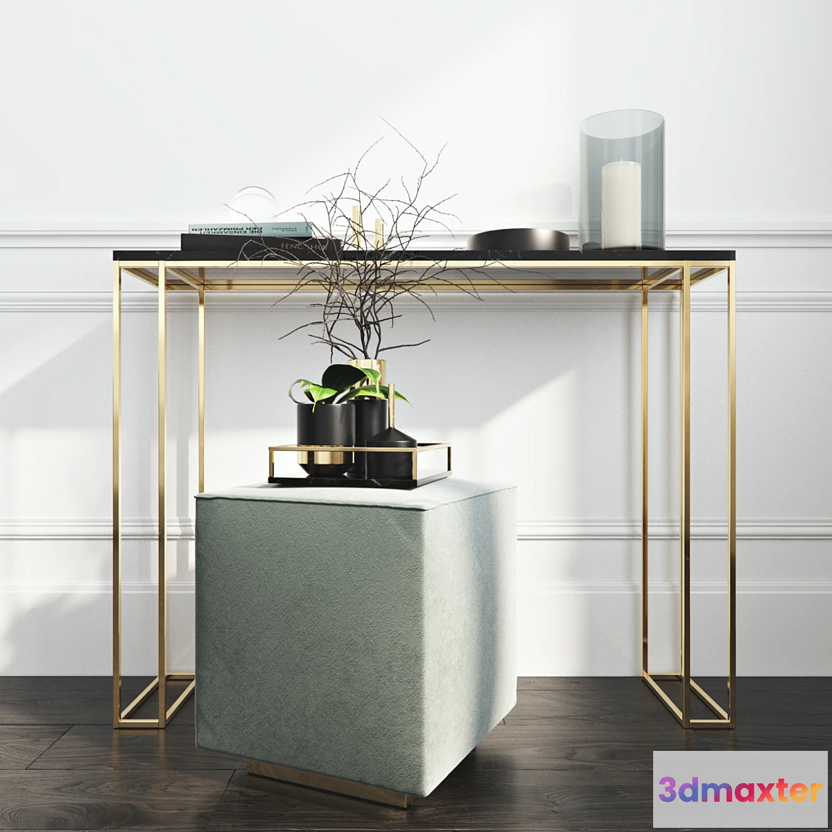 665521 - Pouf Console Decor