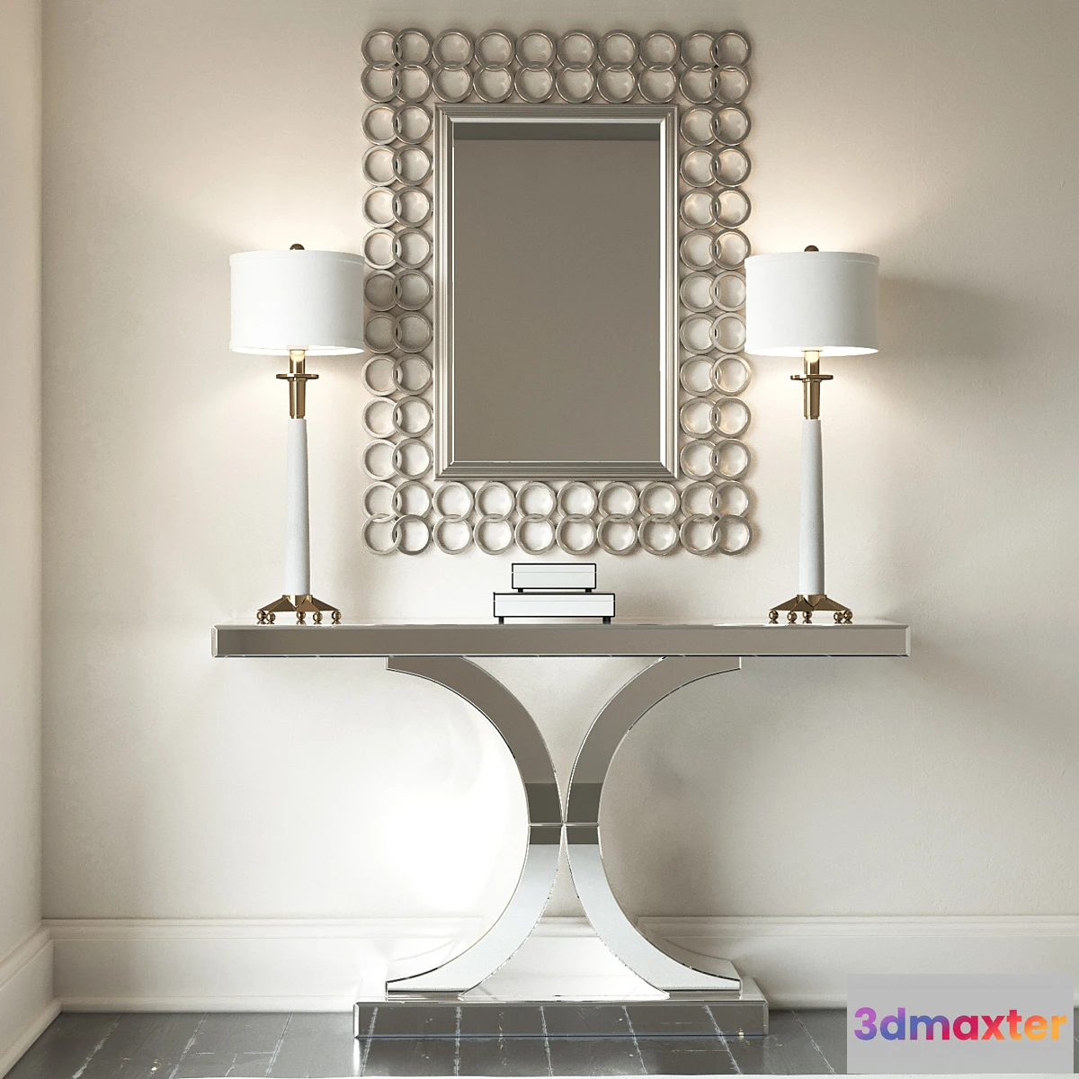 672787 - Console Splendora Mirrored Console