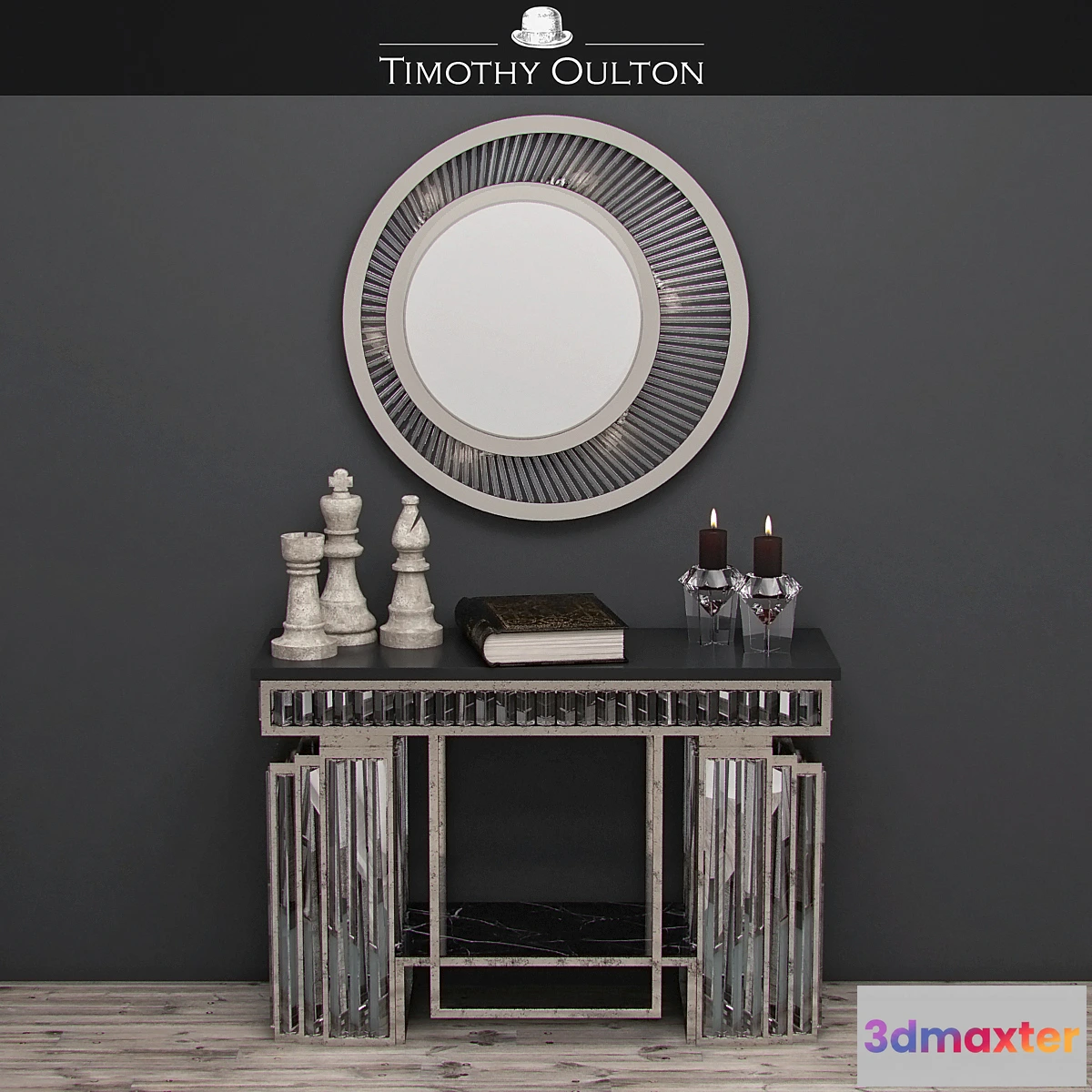 673043 - Timothy Oulton console with decor