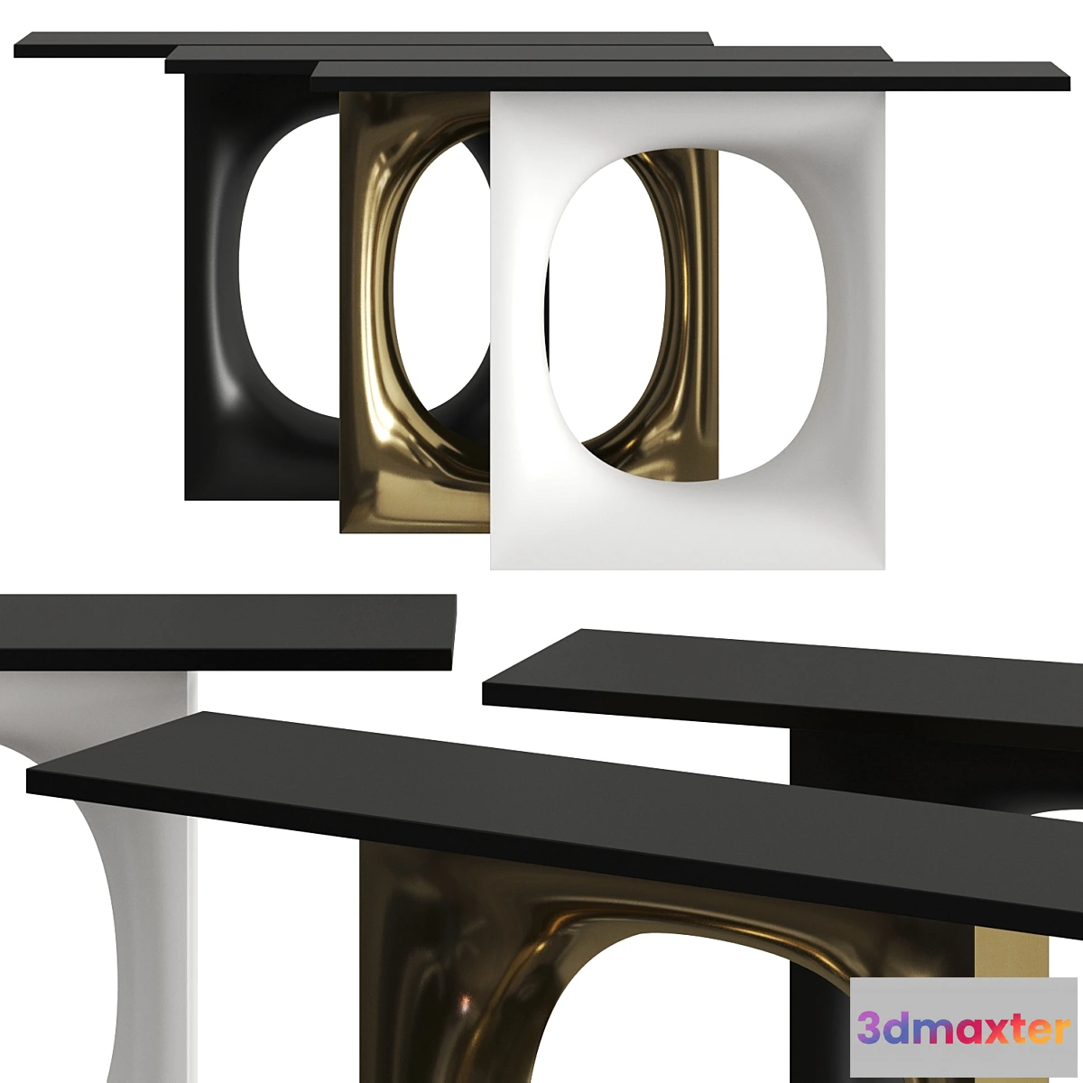 733347 - Kristalia Holo Console Tables - No.2
