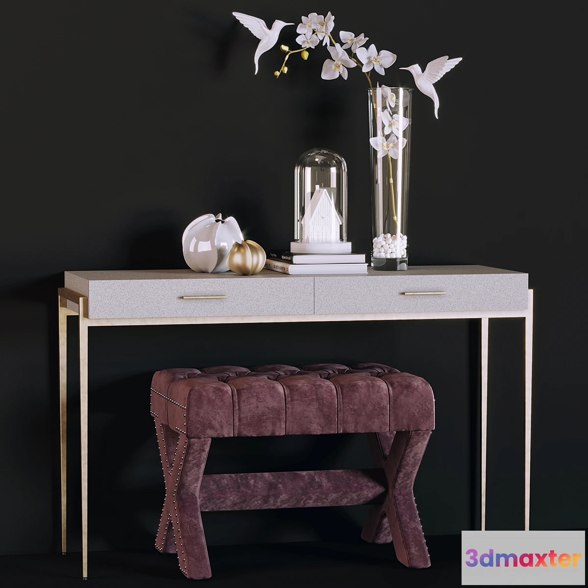 745049 - Louvrehome Montgomery Console BD-227400 - No.2