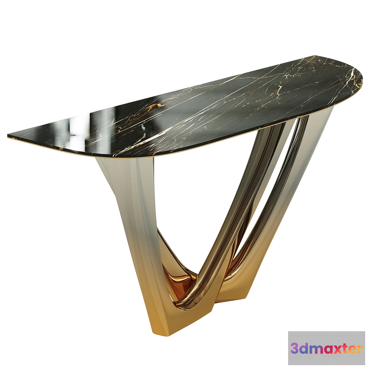 755819 - G-Console Heat Steel Base with Leather Top