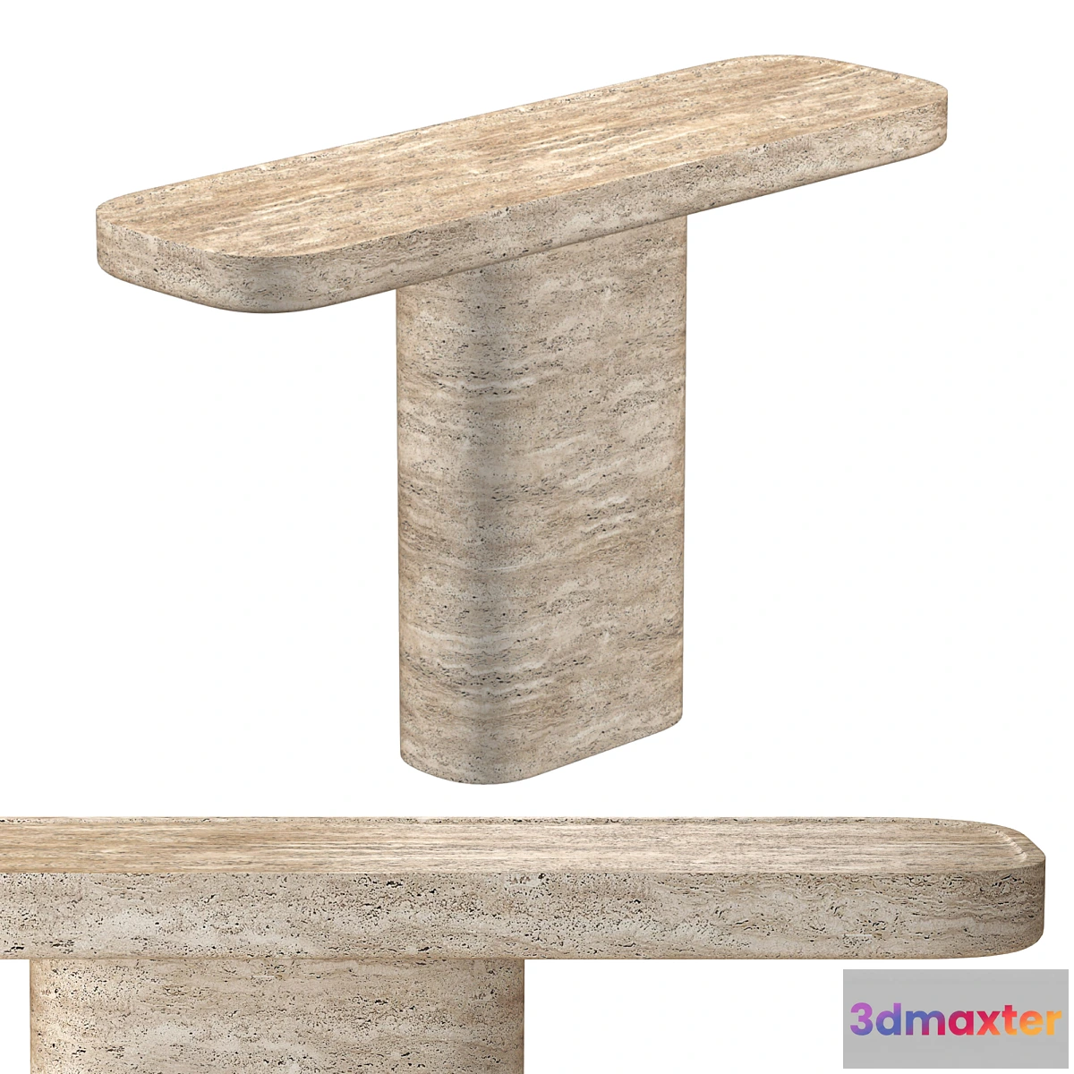 780151 - VITOLO CARVED CONSOLE TABLE