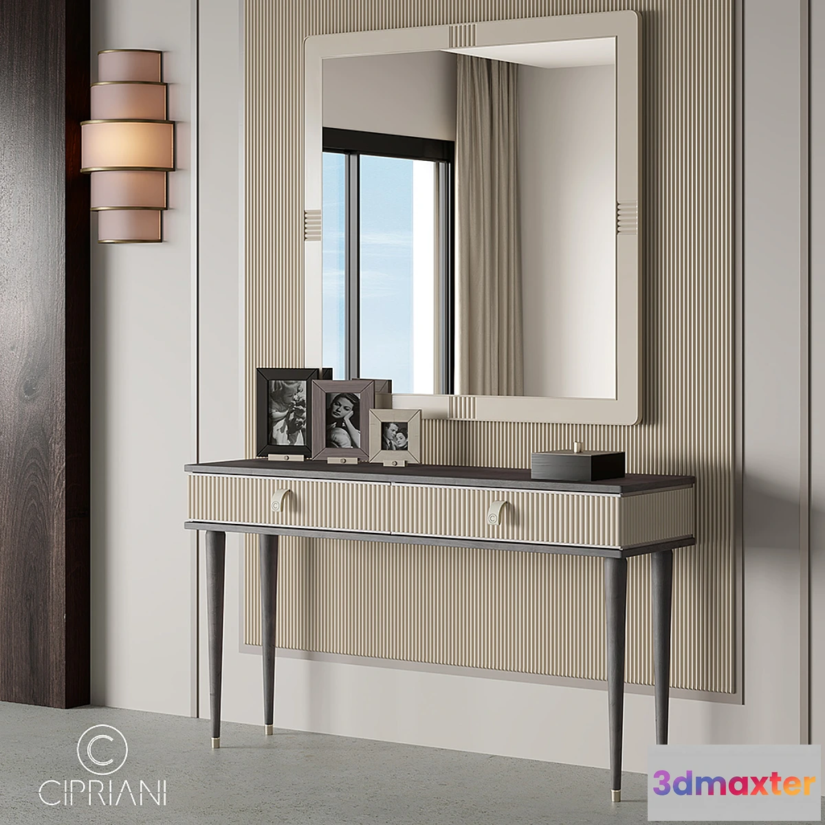 796146 - Console Cipriani Homood Cocoon Console - No.2