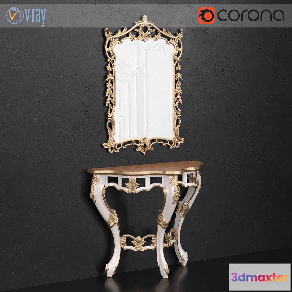 821652 - Console and mirror Andrea Fanfani