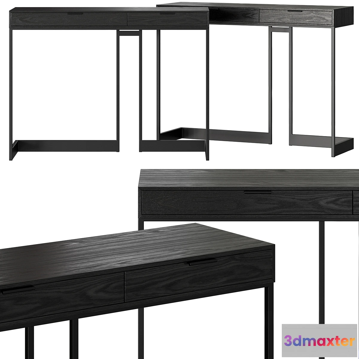 832714 - Skram Wishbone Drawer High Console Table - No.3