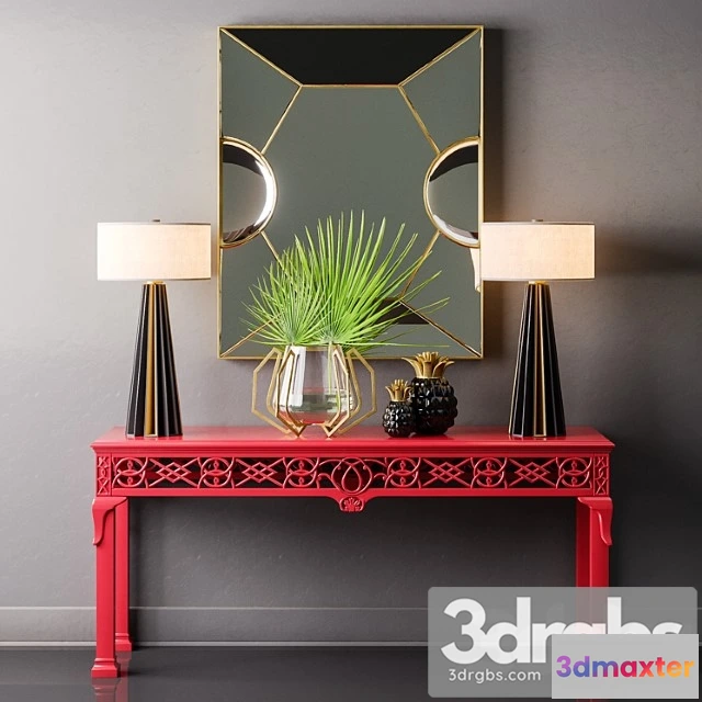 951024 - Baker - irish chippendale console 2