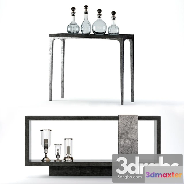 951030 - Bernhardt linea console tables 2