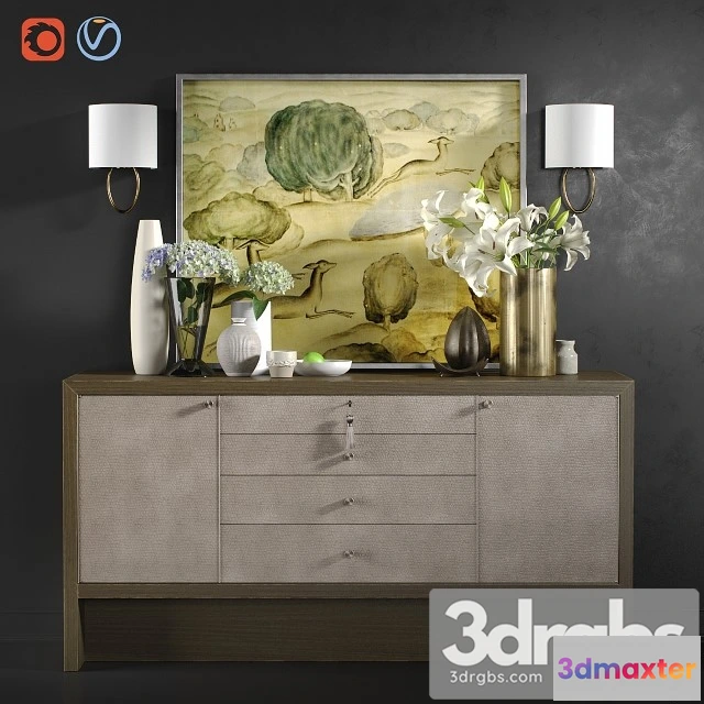 951072 - Chest of Drawers Carmel Console Decor