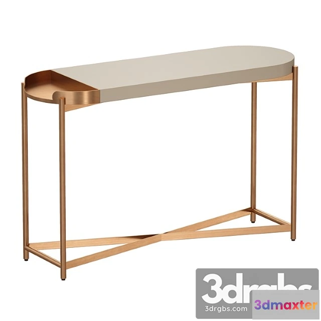 951124 - Console Laurier Vghite Tsonsole Table Tsrate Andes Barrel