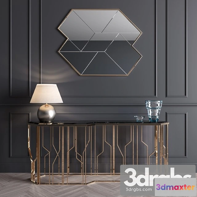 951254 - Ginza longhi console - vray material 2